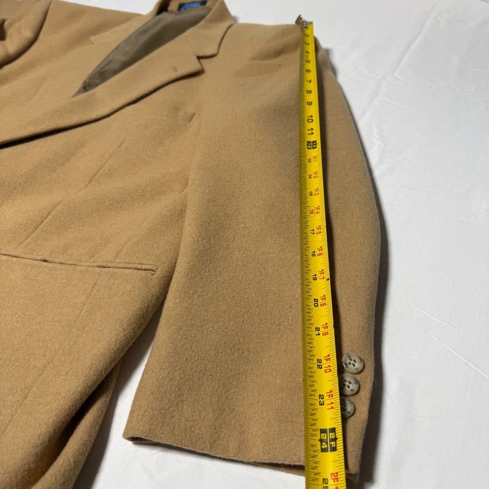 Haspel‎ Camel Hair Saco Sport (Western) Blazer Beige Fully Lined Men's Size 44R